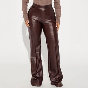 Call It Even Faux Leather Dress Pants